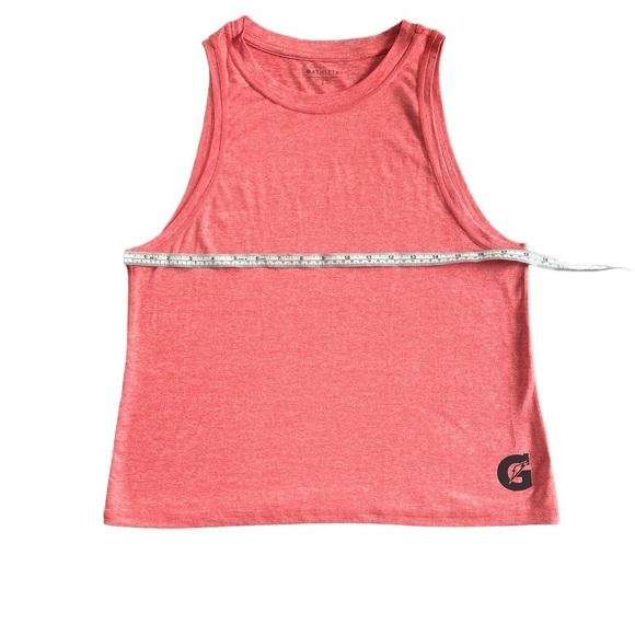 Athleta Tank Top with Gatorade logo Size Small orange - Picture 6 of 7